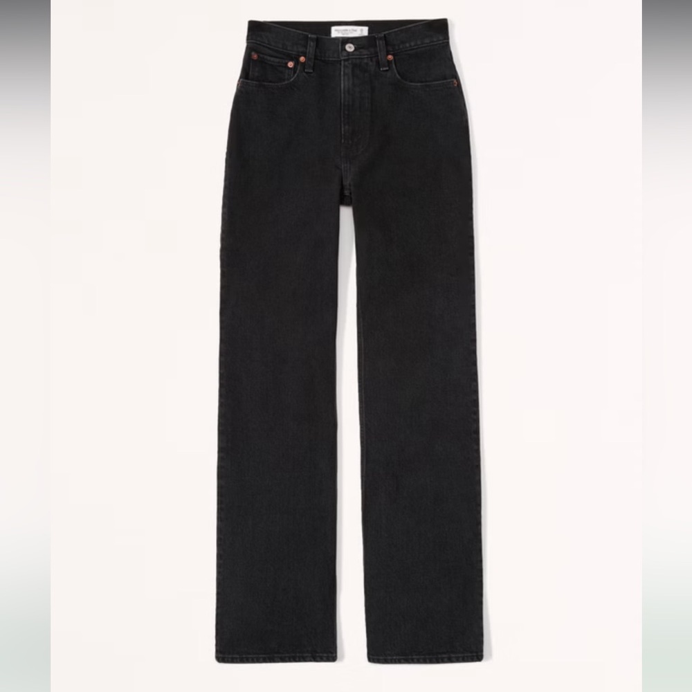 Abercrombie & Fitch Curve Love High Rise 90s Relaxed Jean